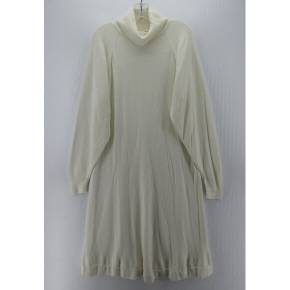 VINTAGE LL Bean Dress Large Sweater Turtleneck Pullover 90s USA * - Picture 1 of 13